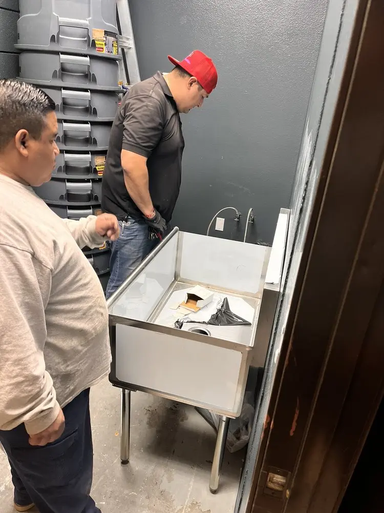 Commercial plumbing and sink installation in Hardwick Center